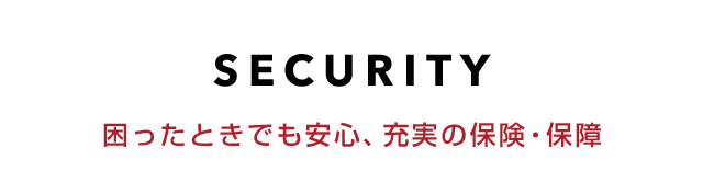 SECURITY ƂłSA[̕یEۏ
